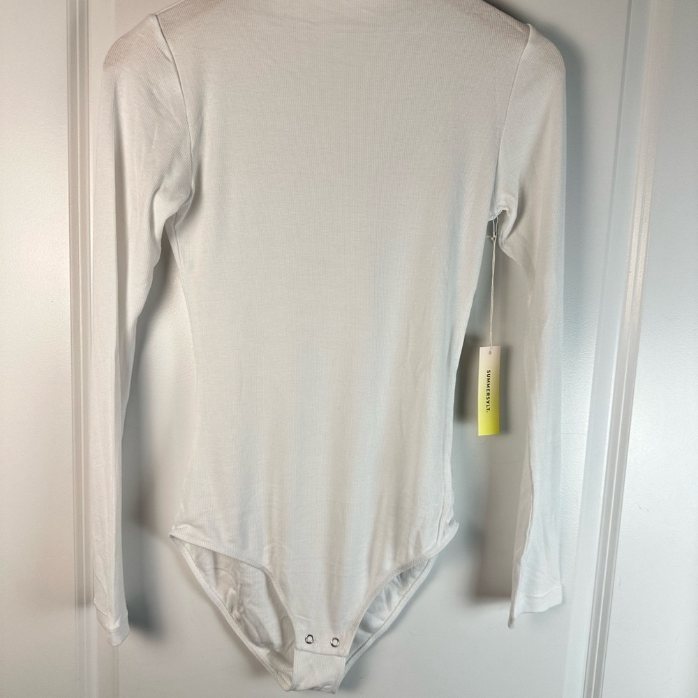 Summersalt White Long Sleeve Bodysuit - Picture 5 of 9